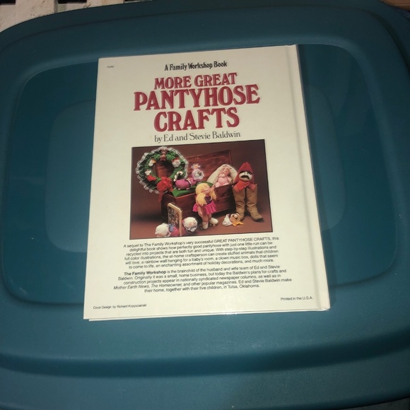 More Great Pantyhose Crafts (A Family Workshop Book) hardcover is slightly used - Picture 4 of 7
